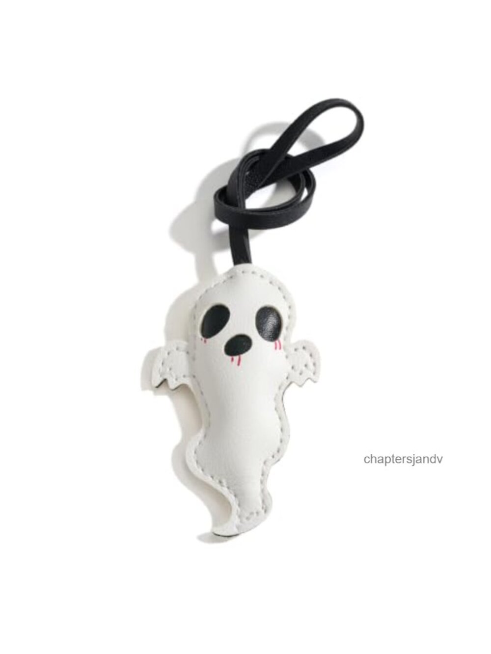 Halloween Ghost Bag Charm PU Leather Purse Accessory
